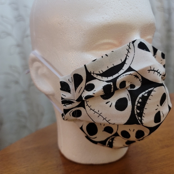 Jack Skellington Face Mask - Picture 2 of 4
